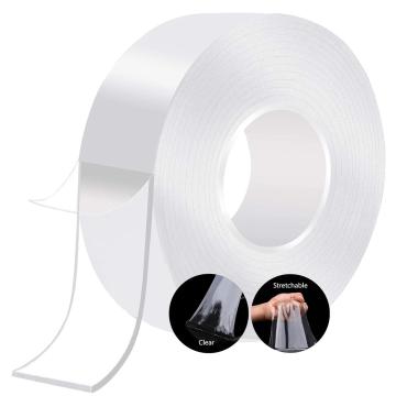 Clear Stretchable Nano Tape: Versatile Decorative Solution for Home, Hotel, and Lobby Enhancements