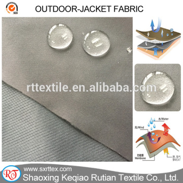 polyester Knitted TPU laminated outdoor jacket fabric