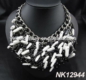 2015 Modern Gorgeous design pearl Crystal necklace