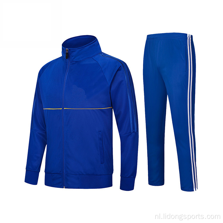 Groothandel 100% Polyester Men Women Sports Tracksuitsets