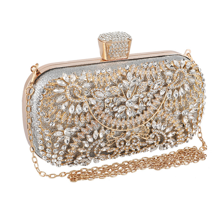 High Quality Dinner Bag European and American Ladies Handbag Diamond Banquet Clutch Bag Dress Evening Bag Handbag