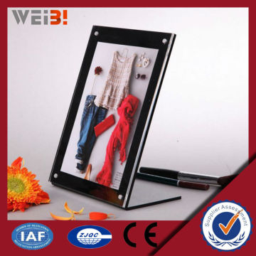 Transparent Acrylic Glass Fridge Magnet Picture Frame