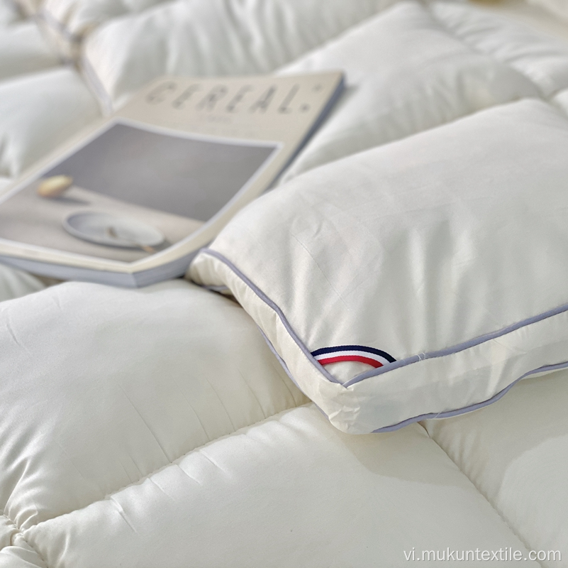 Khách sạn ngỗng / vịt xuống chăn Duvet Comforter White