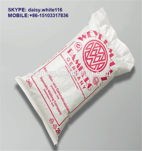 food grade pp woven bags for maize flour packaging 50kg bag dimention