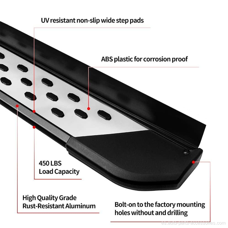 Tablero de carrera de barra de paso lateral para Honda Pilot