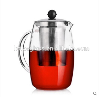 New double wall glass teapot/pyrex clear glass teapot tea set/teapot glass