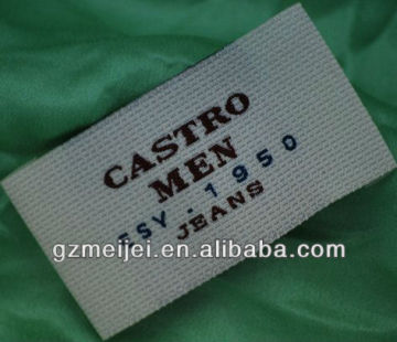 jeans woven label manufacturer