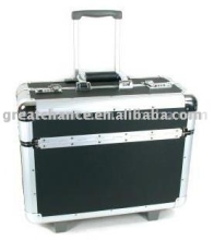 Aluminum Rolling Sample Case Salesman Suitcase
