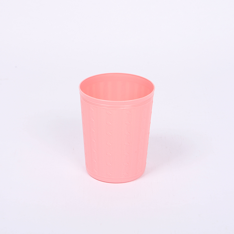 High Quality Knitting Pattern Dustbin Coffee Cup Mini Small Plastic Trash Can