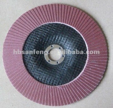 Coated abrasive flap disc