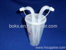 Plastic Double Straw Cups?