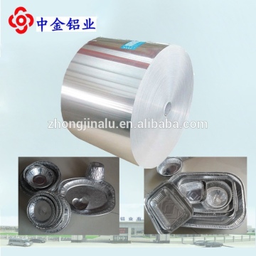Food packaging aluminium foil containers