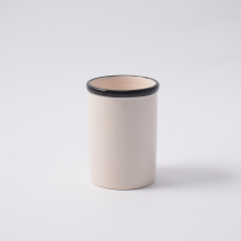 Ceramic dog toilet brush holder foaming hand soap container