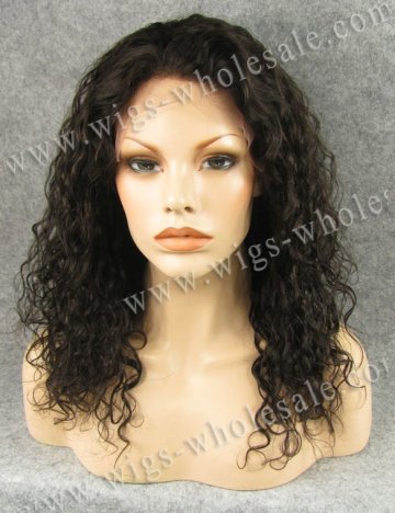 lace front wigs drag queen human hair long brown wavy wigs