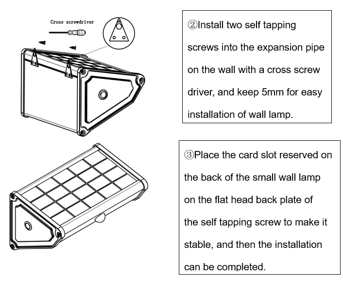 Solar wall light