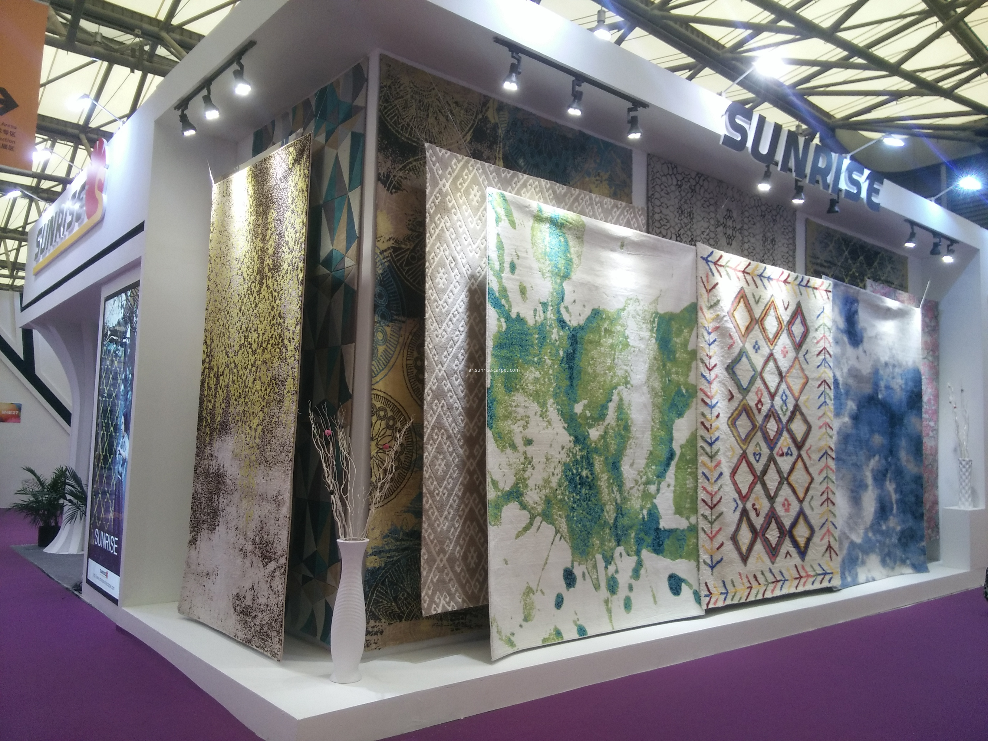 Our booth in Domotex Shanghai