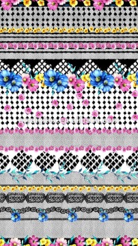 8mm silk chiffon GGT digital print silk fabric