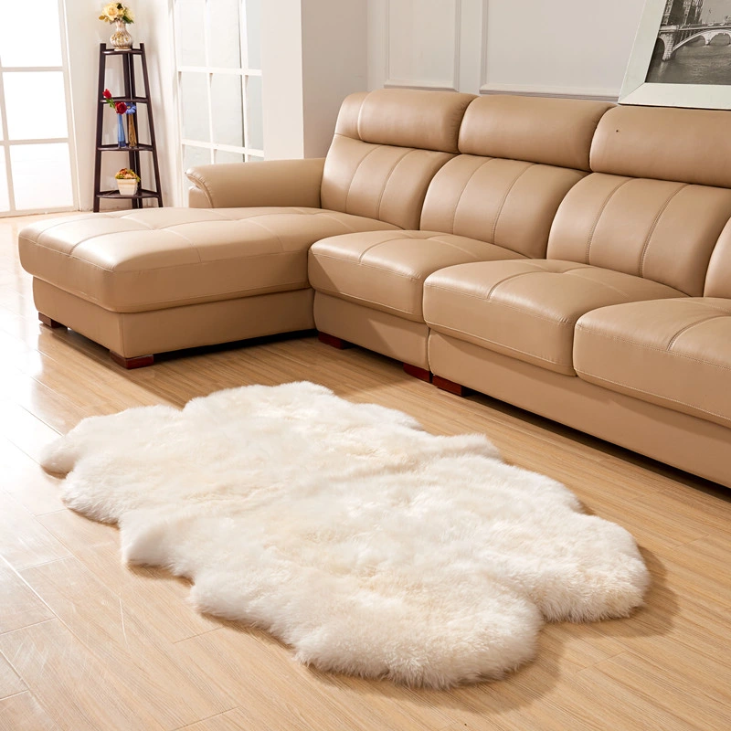 Natural Genuine Sheepskin Carpet Double Rug