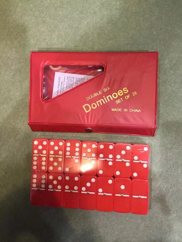 Double 6 Dominoes Pvc Box