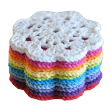100% Cotton and Hand crochet doily coaster