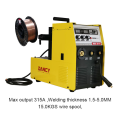 MIG/MAG/MMA multi process 315amp 380V for industrial application aluminium mig welder machine