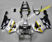 ZX-7R Fairing for Kawasaki ZX-7R 1996-2003 Silver White Black Bodywork