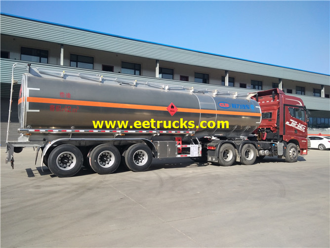 42000 lita aluminium dizeli tank nusu trailer