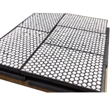 Three-in-one ceramic liner for coal bunker