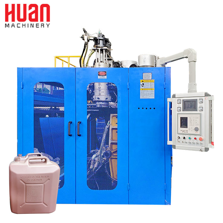 China automatic hdpe jerrican 5 gallon 19L 20L 25L jerry can plastic jug extrusion blow molding make machine