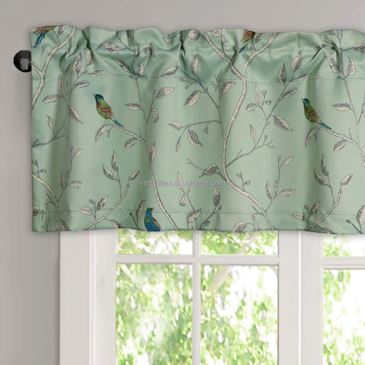 Printed Floral Curtain Valances Printed Floral Curtain Valances
