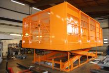 Lift platform storage bed