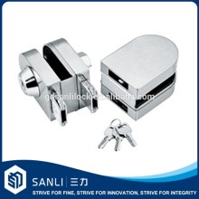 SL005 high security glass door double lock hooks