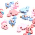 38mm Kawaii Mermaid Princess Resin Cabochon Embellishments Scrapbooking DIY Resin Crafts