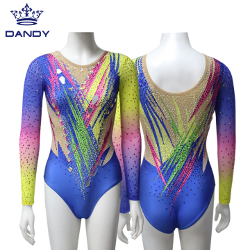 Custom rhythmic artistic gymnastics leotards