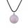 Gemstone 20 мм круглые бусины с 45 см Черным кожаным шнурным ожерельем натуральный камень хрустальный шар для подвесной кулон для женщин подарок