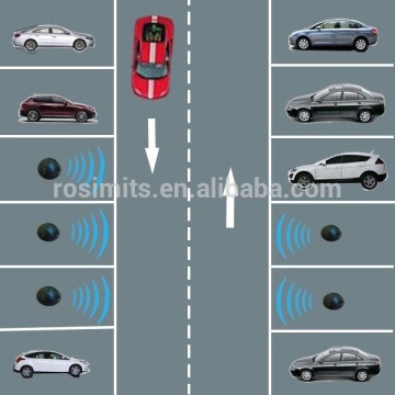 ROSIM Cheap LoRa Magnetic Sensor Car Parking space indicator for Free parking
