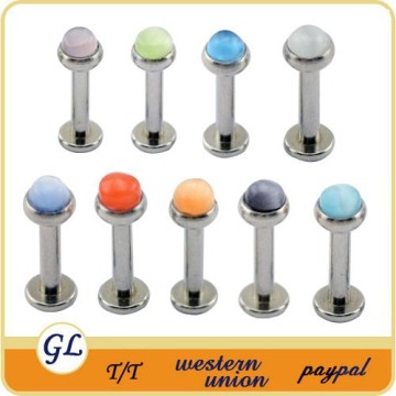 Stainless steel lip ring,monroe lip rings,turquoise unique lip rings body jewelry