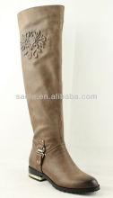 Ladies Women Low Heel Simple Winter Boot Special Pattern
