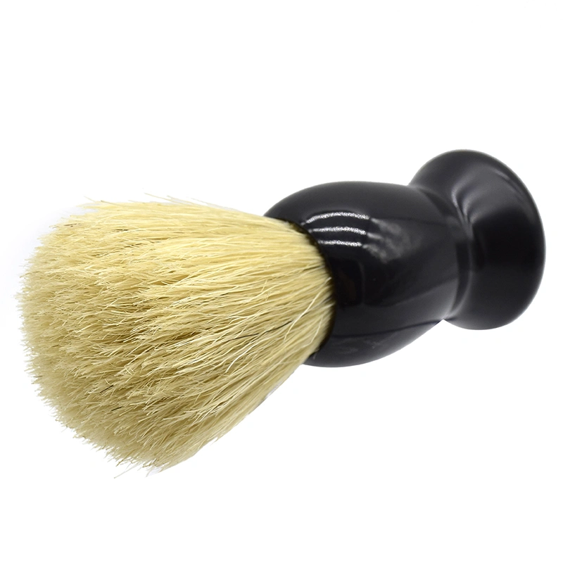 High Quality Plastic Handle Male Beard Shaving Brush Nylon Hair Foam Brush for Male Grooming