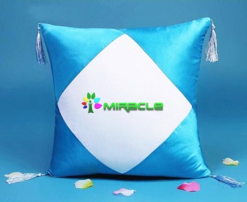 Sublimation Diamond Shape Pillow Cover,Blank Pillow Case - Blue