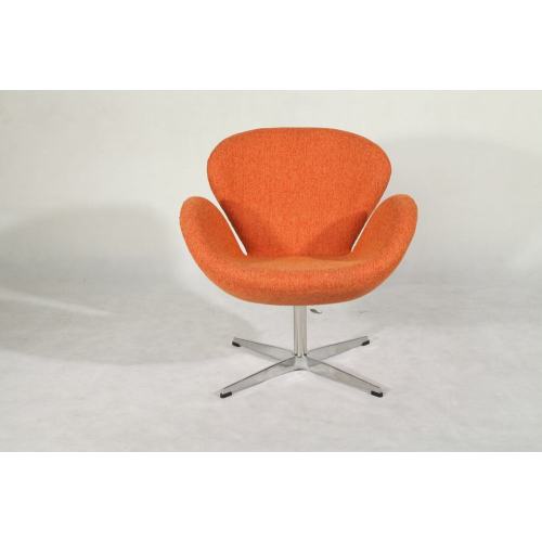 classic furniture swan chair in woolen fabric