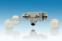 Hydraulic hose fitting carbon steel JIC Swivel Branch Tee