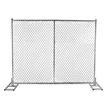 Customized Temporary Chain Link Fence Panels 6x12 Ft 8x12 Ft 6x10 Ft