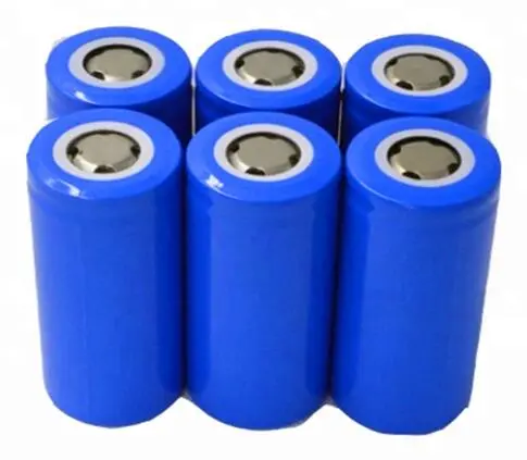 Grade a 32650 3.2V 6000mAh Cylinder Lithium Ion Phosphate Battery Cell 6ah Rechargeable LiFePO4 Cell Li-ion High Power Storage Battery