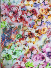 Rayon Slub 30S Printing Woven Fabric