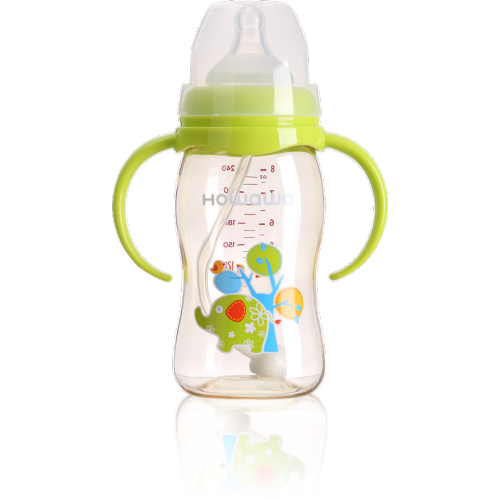 8oz PPSU Baby-Stillflasche mit weitem Hals