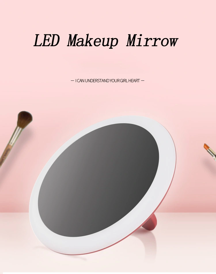 LED Makeup Mirror with Light Beautifying Lightening