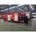 4x2 fire fighting truck with engine