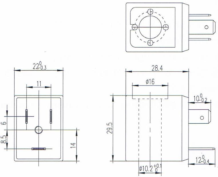 Dimension of BB10030003 Solenoid Coil: