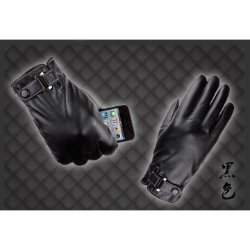 PU-Wildleder-Touchscreen-Handschuhe für Herren Winter